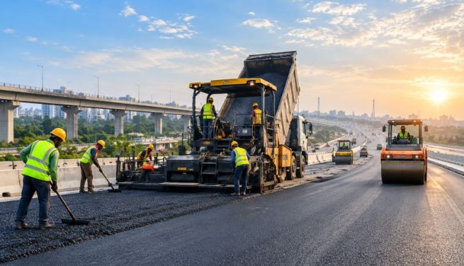 Sunrise Expressway Construction Scene